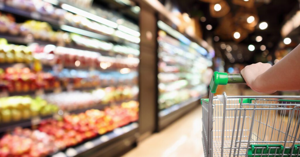 Brick Meets Click and Attain data shows how grocery sales growth has shifted so far in 2025, as well as how it could continue to do so through 2029.