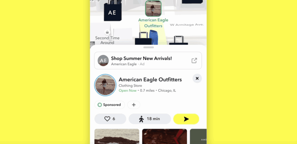American Eagle on Snapchat