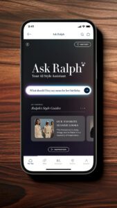 Ask Ralph AI assistant | Image credit: Ralph Lauren