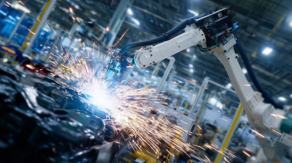 Close to half of respondents in a survey about AI and robotics (44%) expect robotics to bring more manufacturing back to American soil. | Image credit: Maksym - Adobe Stock