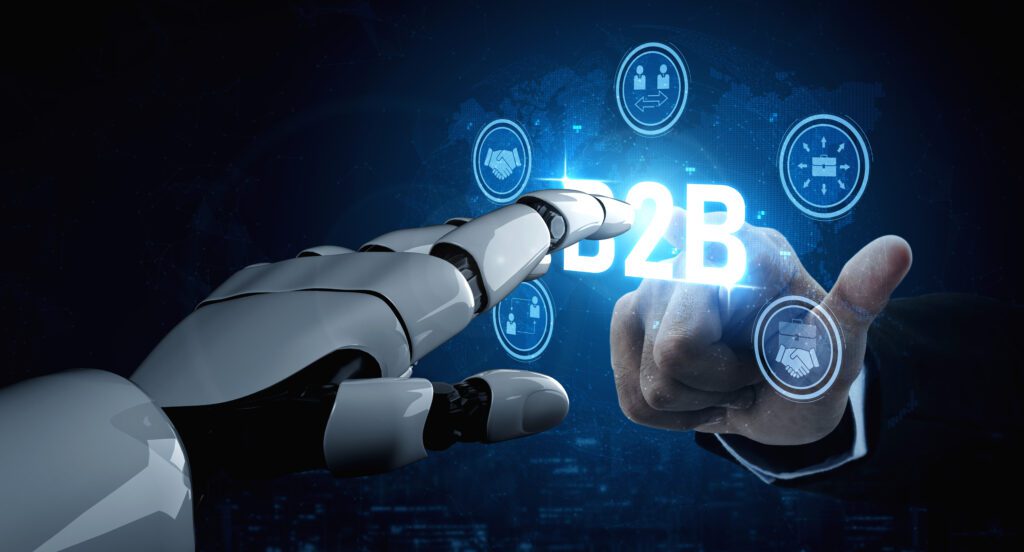 By 2028, Gartner expects B2B organizations using AI agents for 80% of customer-facing processes to outperform competitors. | Image credit: InfiniteFlow - Adobe Stock