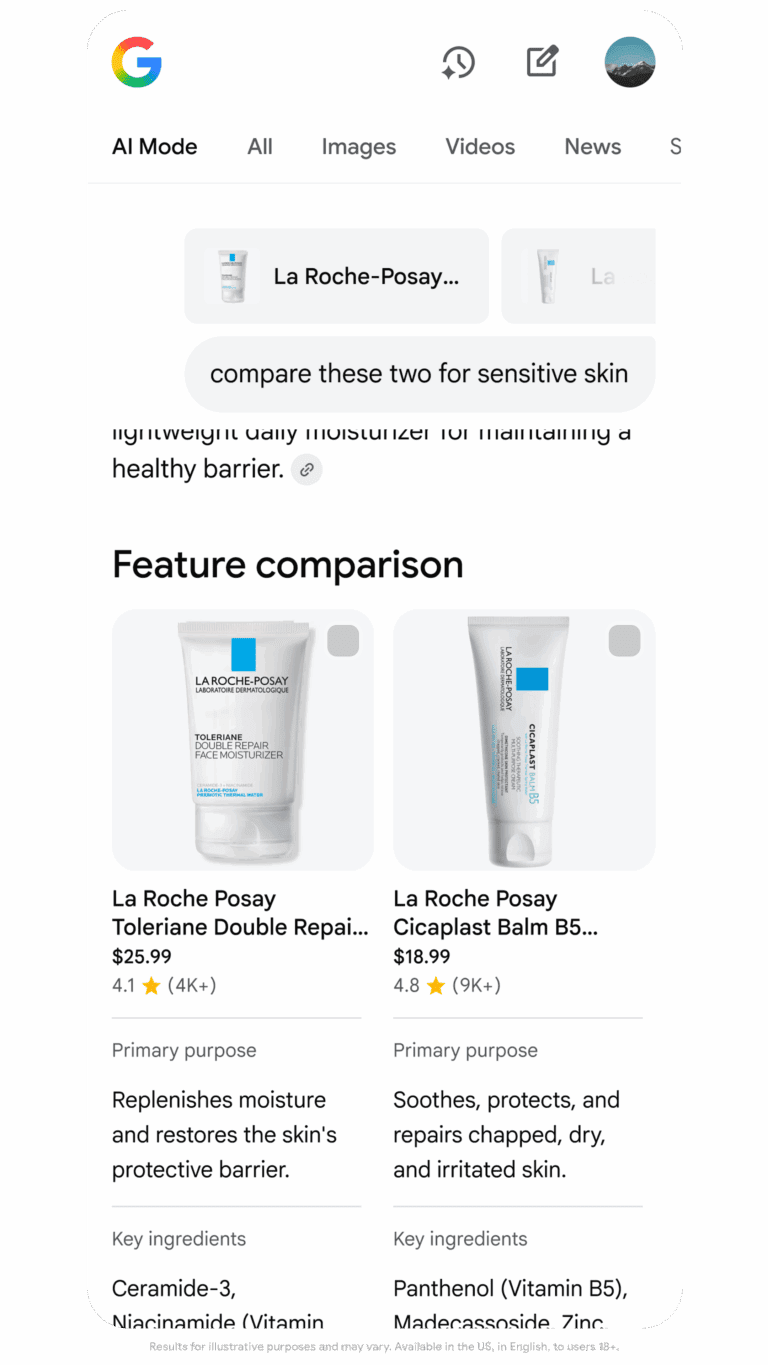Google debuts agentic checkout and AI Mode shopping features for the ...