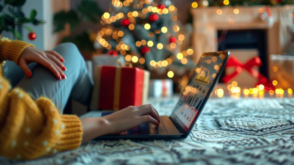 Traffic to retailers' websites from generative AI platforms has shifted the way consumers complete their online holiday shopping in 2025. | Image credit: Jafree - Adobe Stock