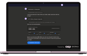 Bold Metrics' Agentic Sizing Protocol in use | Image credit: Bold Metrics press release
