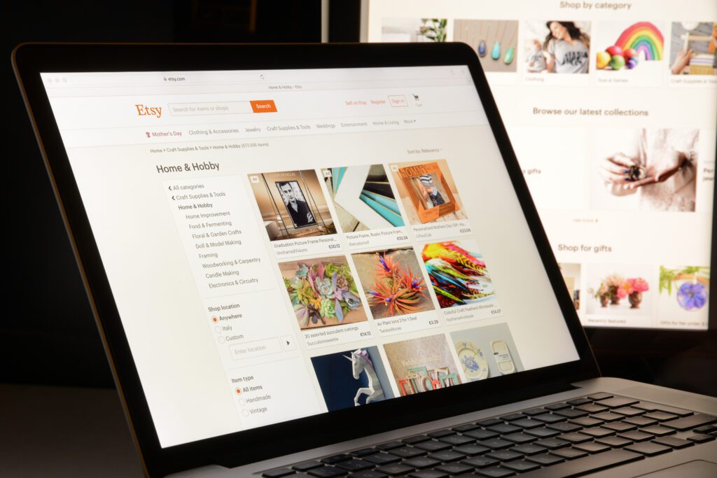 In addition to Etsy using AI for search and discovery, it has also leaned into AI agents to work toward enabling agentic commerce. | Image credit: Casimiro - Adobe Stock