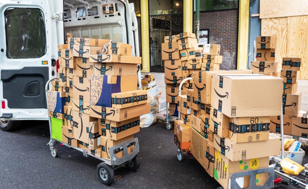 Amazon net sales increased 20% in its fiscal Q2 2026, crediting Amazon Web Services (AWS), AI and faster delivery speeds during the quarter. | Image credit: Kathy images - Adobe Stock