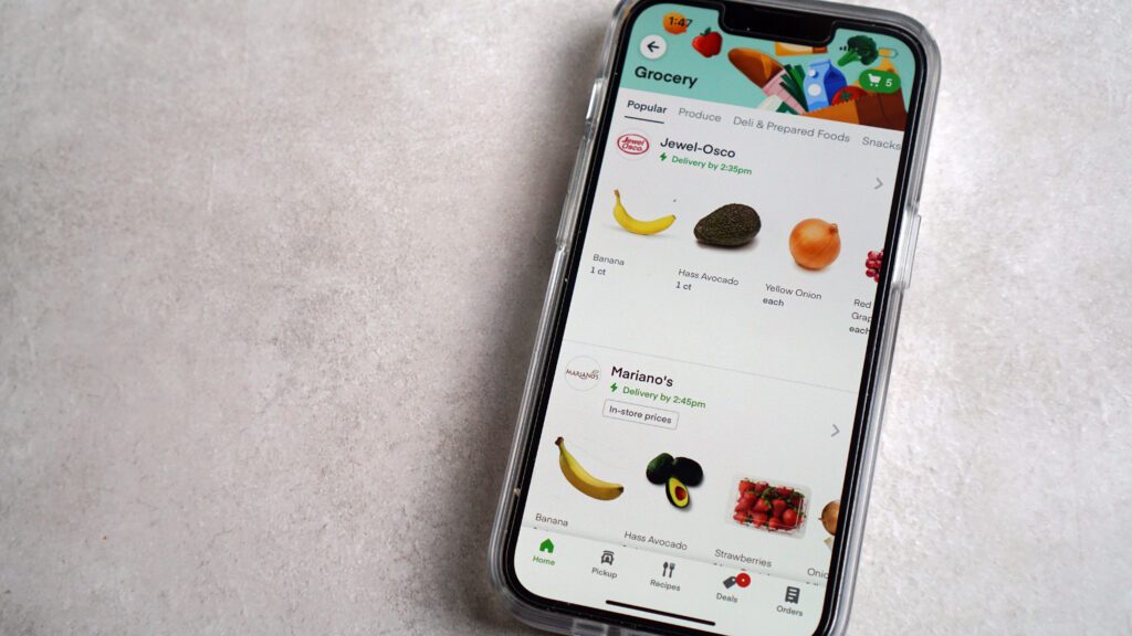 Instacart is expanding its AI capabilities with the acquisition of Arpalus, which provides real-time shelf information for grocery retailers. | Image credit: MKPhoto - Adobe Stock
