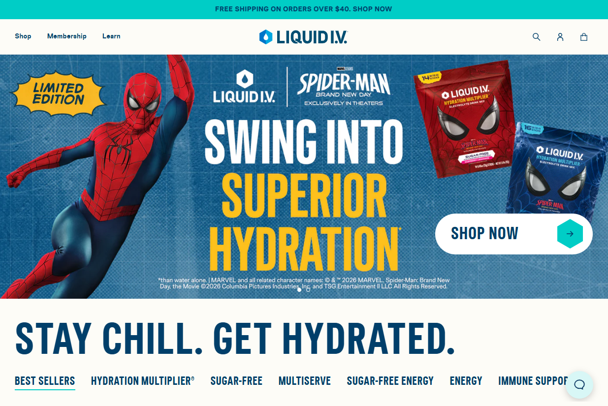 Liquid I.V. climbs higher on Amazon Prime Day sellers list