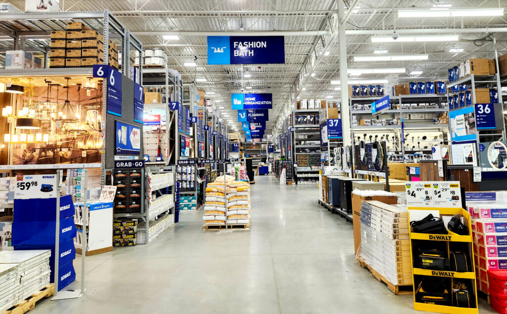 Lowe's online sales grew at close to twice the rate of total sales in its fiscal Q2 2026, with AI increasing the retailer's conversion rate. | Image credit: Refrina - Adobe Stock