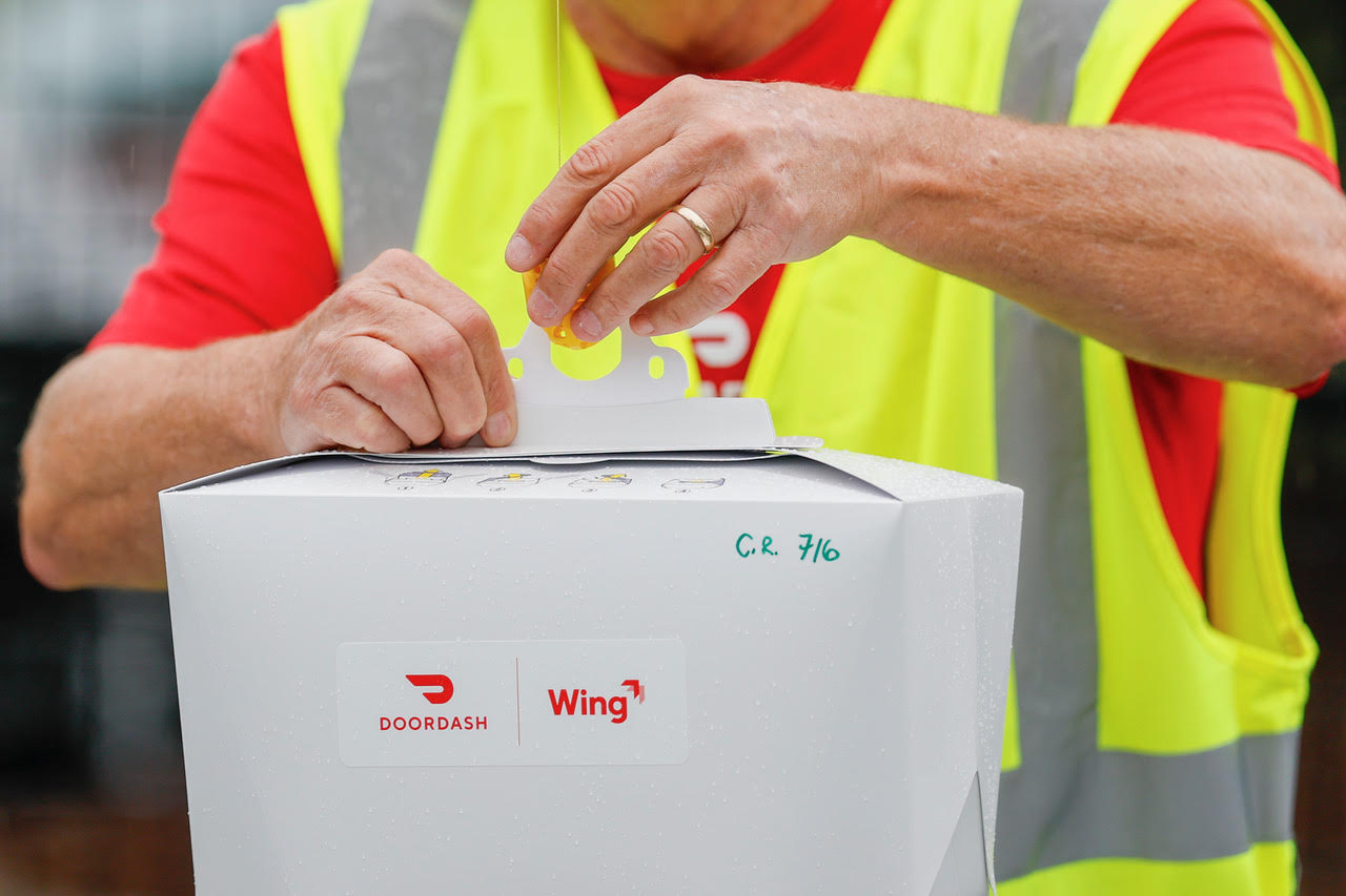 Lowe’s launches drone delivery in partnership with Wing, DoorDash
