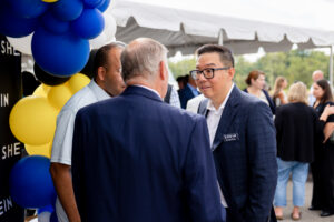 George Chiao, U.S. president at Shein, at the company's Indiana warehouse opening | Image credit: Shein press release